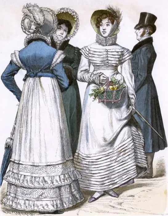 Framed Print : COSTUME FOR 1818-1819 Framed Print : COSTUME FOR 1818-1819