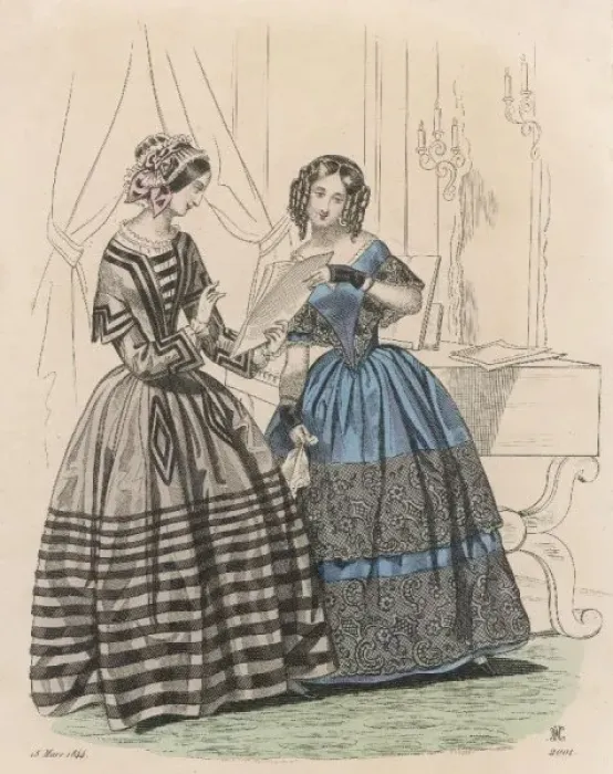 Framed Print : COSTUME 1844 Framed Print : COSTUME 1844