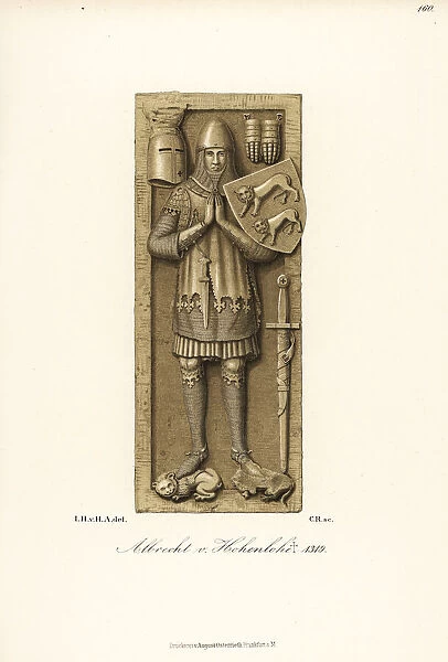 Costume of Albrecht von Hohenlohe, died 1319