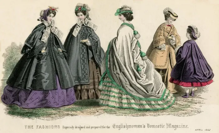 Framed Print : Costume April 1862 Framed Print : Costume April 1862