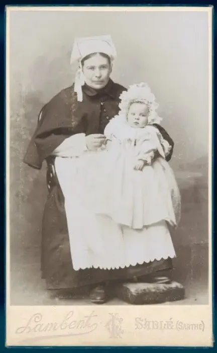 Framed Print : Costume / Baby C. 1900 Framed Print : Costume / Baby C. 1900