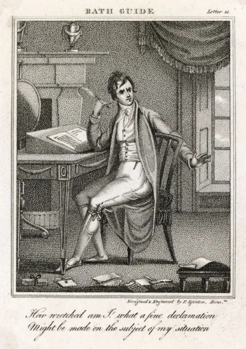 Framed Print : COSTUME AT BATH 1807 Framed Print : COSTUME AT BATH 1807