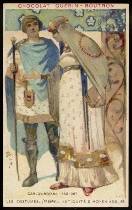 Framed Print : Costume / Carlovingian Framed Print : Costume / Carlovingian
