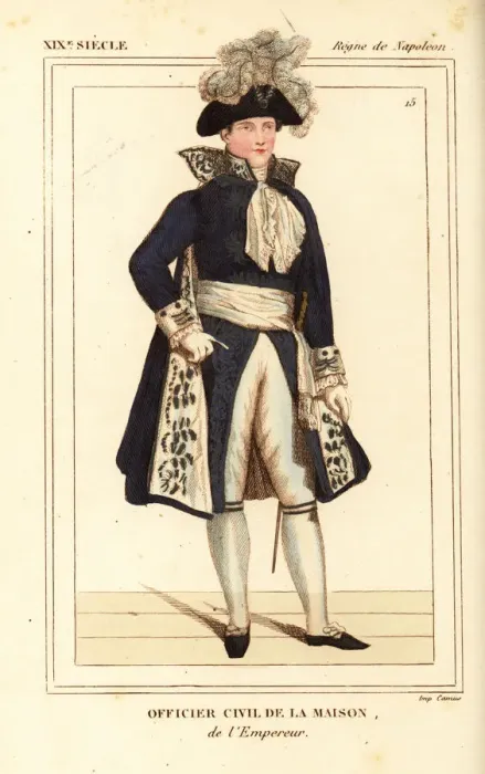 Framed Print : Costume of a civil officer of the imperial Framed Print : Costume of a civil officer of the imperial