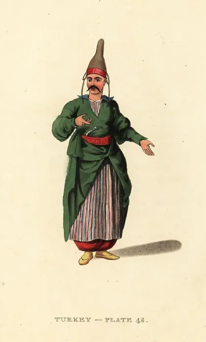 Framed Print : Costume of the confectioner to the Sultan's Palace Framed Print : Costume of the confectioner to the Sultan's Palace