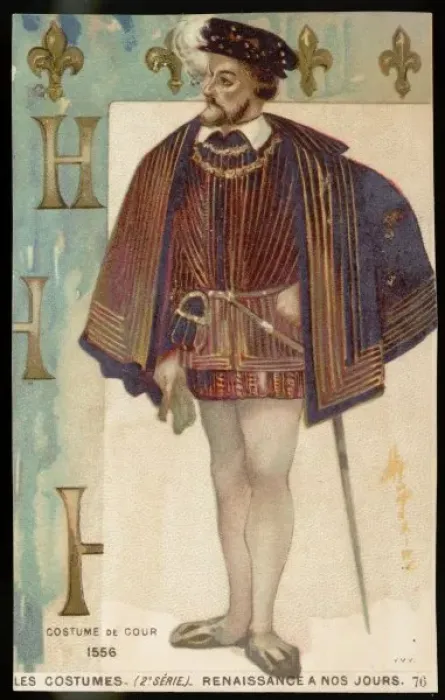 Framed Print : Costume / Courtly 1556 Framed Print : Costume / Courtly 1556