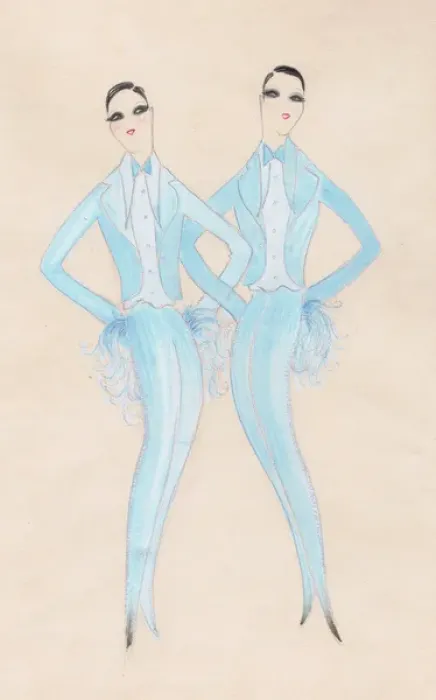 Framed Print : Costume design by Charles Gesmar Framed Print : Costume design by Charles Gesmar