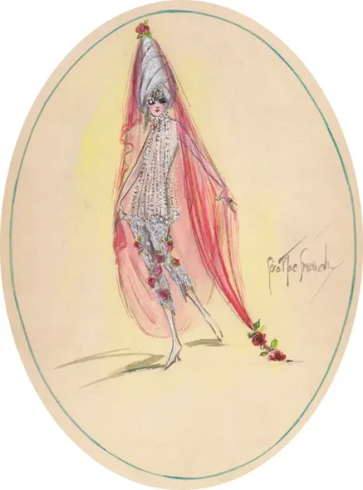 Framed Print : Costume design by Cora MacGeachy Framed Print : Costume design by Cora MacGeachy