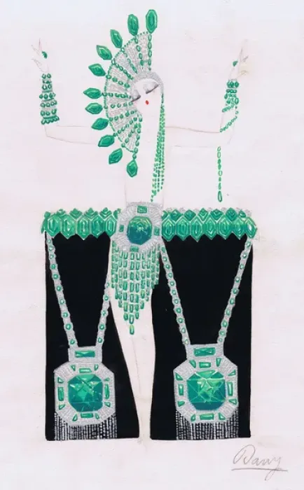Framed Print : Costume design by Dany Barry Framed Print : Costume design by Dany Barry