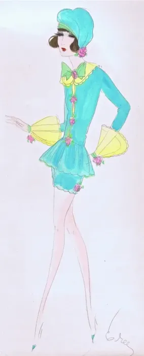 Framed Print : Costume design by Dolly Tree Framed Print : Costume design by Dolly Tree