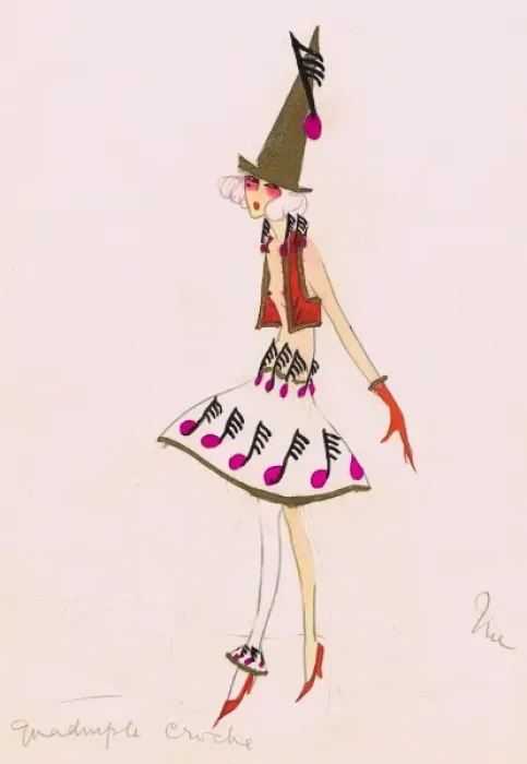 Framed Print : Costume design by Dolly Tree Framed Print : Costume design by Dolly Tree