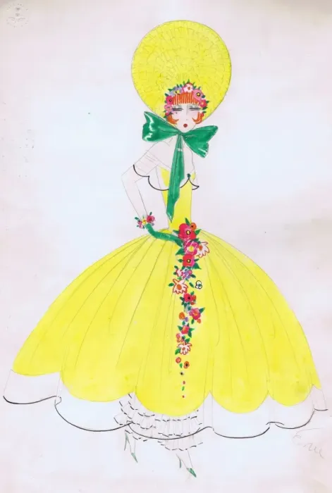 Framed Print : Costume design by Dolly Tree Framed Print : Costume design by Dolly Tree