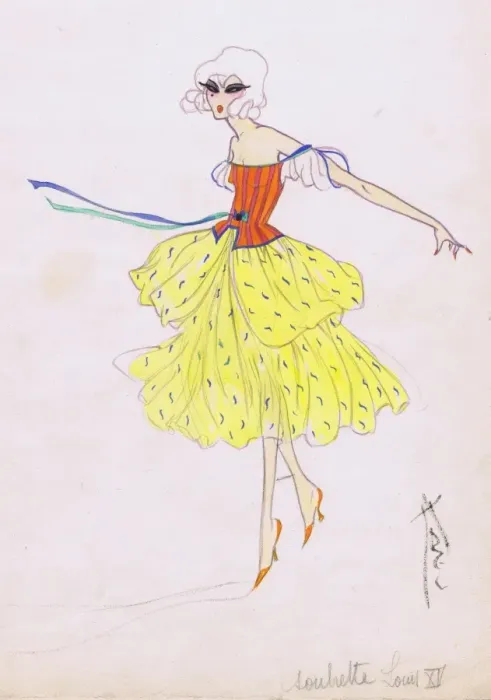 Framed Print : Costume design by Dolly Tree Framed Print : Costume design by Dolly Tree