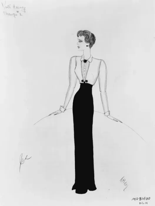 Framed Print : Costume design by Dolly Tree for Ruth Hussey Framed Print : Costume design by Dolly Tree for Ruth Hussey