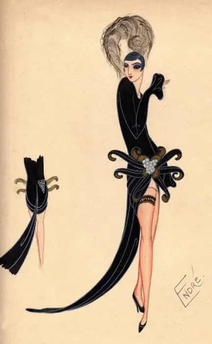 Framed Print : Costume design by Endre Framed Print : Costume design by Endre