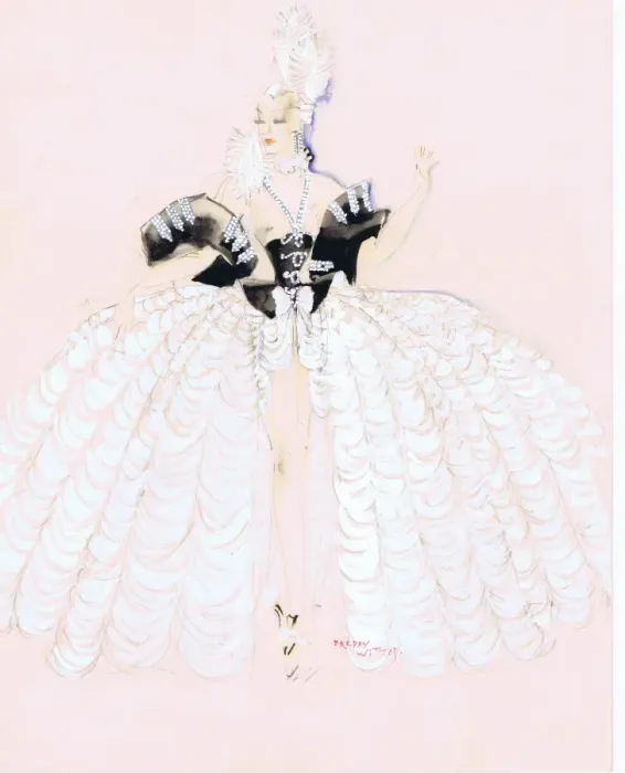Framed Print : Costume design by Freddy Wittop Framed Print : Costume design by Freddy Wittop