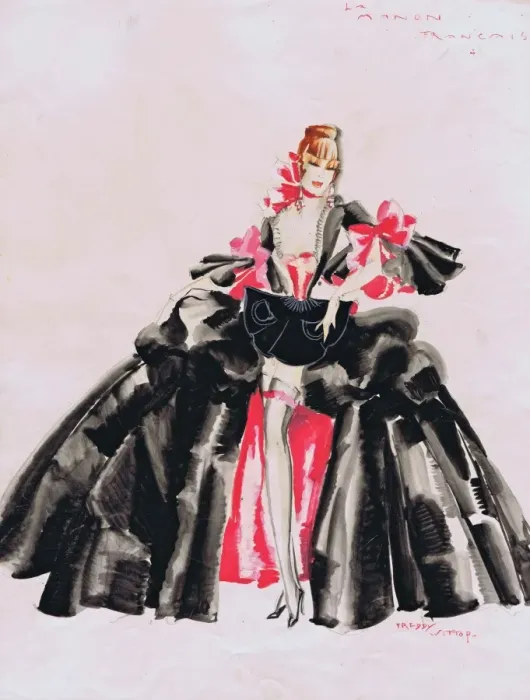 Framed Print : Costume design by Freddy Wittop Framed Print : Costume design by Freddy Wittop