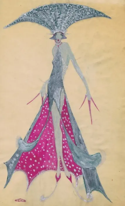 Framed Print : Costume design by Gene Boshko Framed Print : Costume design by Gene Boshko