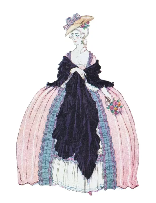 Framed Print : Costume design by Georges Barbier for the Valentino film Mon Framed Print : Costume design by Georges Barbier for the Valentino film Mon