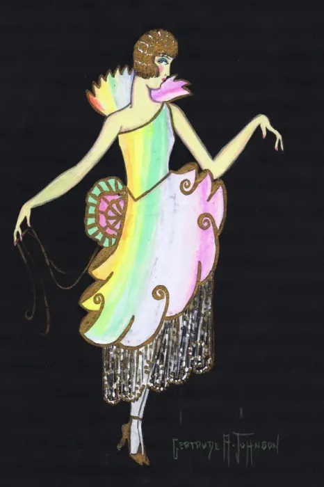 Framed Print : Costume design by Gertrude A. Johnson Framed Print : Costume design by Gertrude A. Johnson