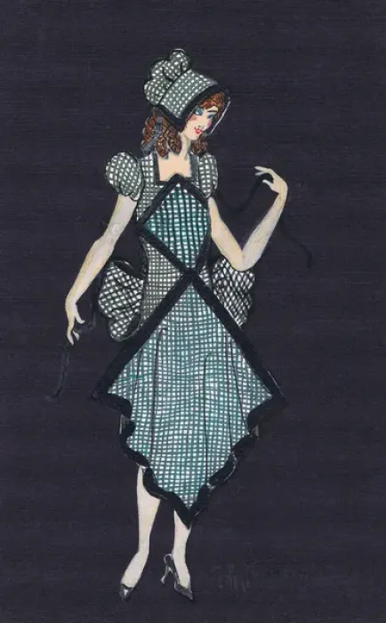 Framed Print : Costume design by Gertrude A. Johnson Framed Print : Costume design by Gertrude A. Johnson
