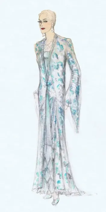 Framed Print : Costume design for New York stage, 1920s Framed Print : Costume design for New York stage, 1920s