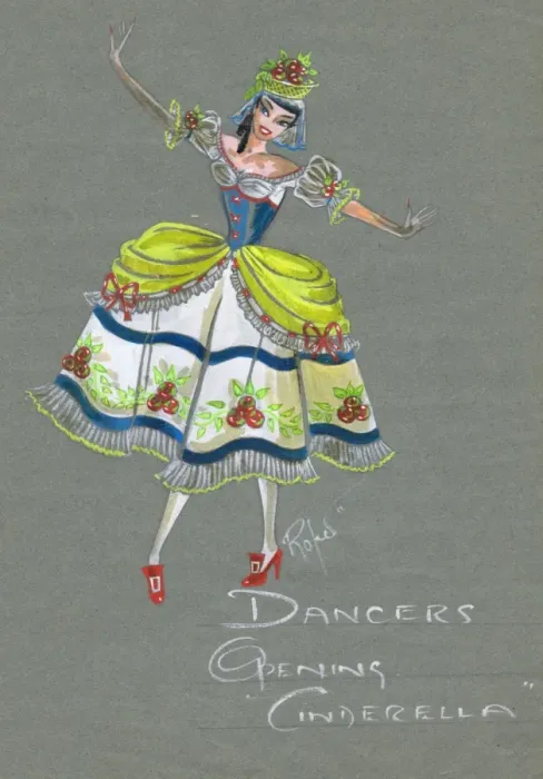 Framed Print : Costume design by St John Roper Framed Print : Costume design by St John Roper
