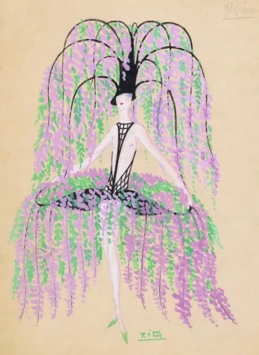 Framed Print : Costume design by Zig Framed Print : Costume design by Zig