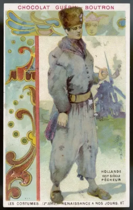 Framed Print : Costume  /  Dutch Fisherman