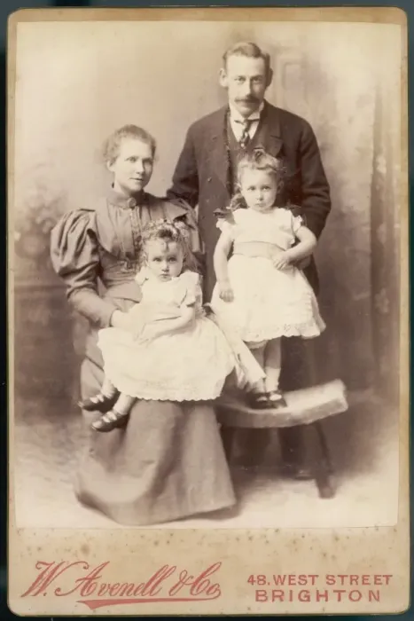 Framed Print : Costume / Family 1890S Framed Print : Costume / Family 1890S