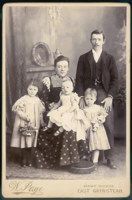 Framed Print : Costume / Family 1890S Framed Print : Costume / Family 1890S
