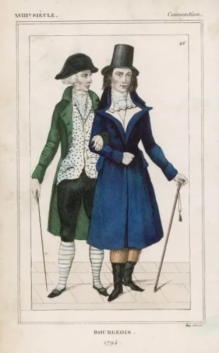 Framed Print : Costume / Fr Men (Cos His) Framed Print : Costume / Fr Men (Cos His)