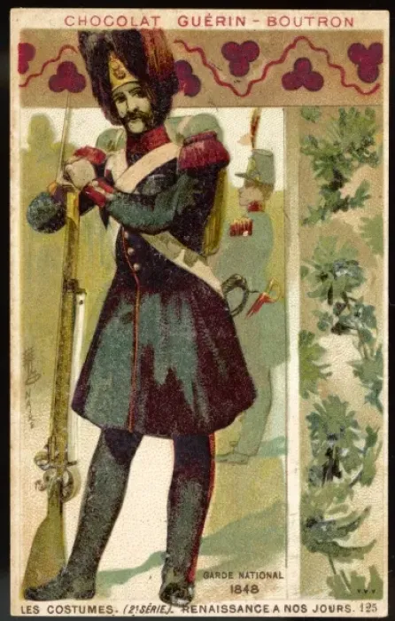 Framed Print : Costume / French / Nat Guard Framed Print : Costume / French / Nat Guard