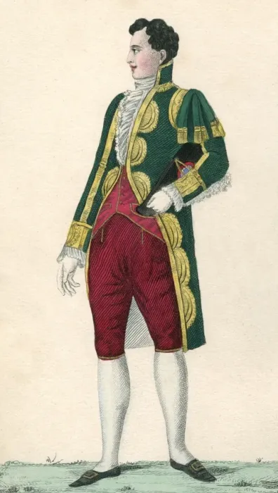 Framed Print : Costume / French Page 1800 Framed Print : Costume / French Page 1800