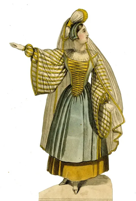 Framed Print : Costume - German Lady Framed Print : Costume - German Lady