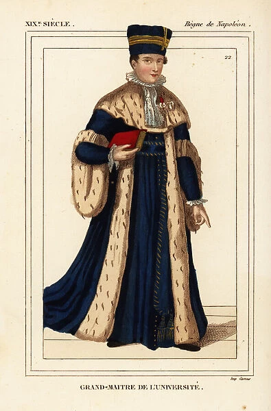 Costume of a Grand Master of a University, Napoleonic era
