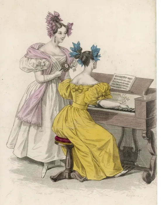 Framed Print : Costume & Harpsichord Framed Print : Costume & Harpsichord