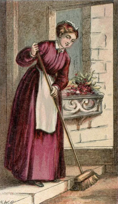 Framed Print : Costume / Housemaid Framed Print : Costume / Housemaid