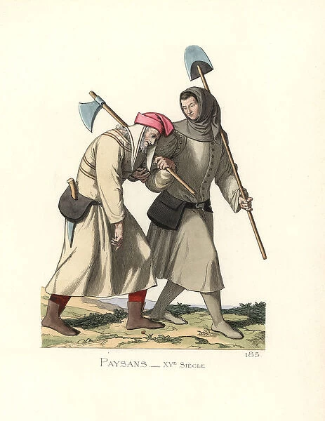 Costume of Italian peasants, 15th century