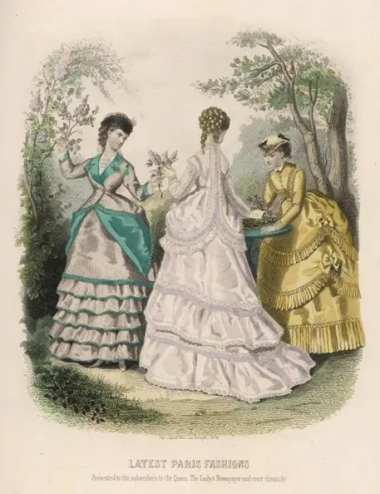 Framed Print : Costume May 1869 Framed Print : Costume May 1869