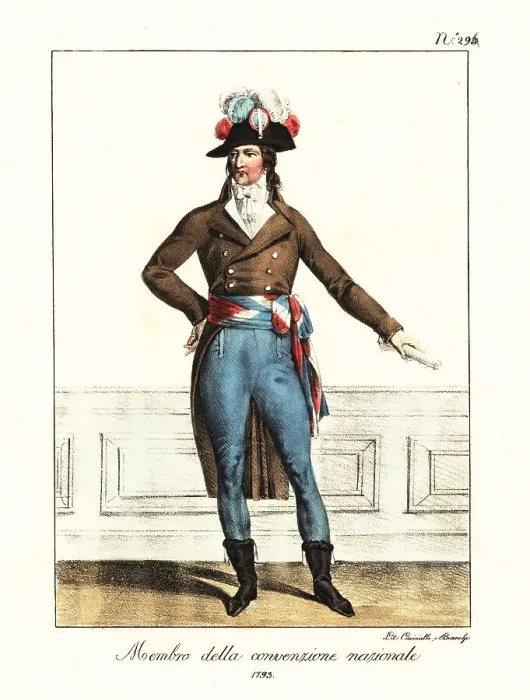 Framed Print : Costume of a Member of the National Convention, 1793 Framed Print : Costume of a Member of the National Convention, 1793