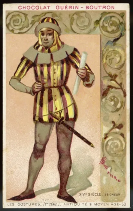 Framed Print : Costume / Men / Lord / 14C Framed Print : Costume / Men / Lord / 14C