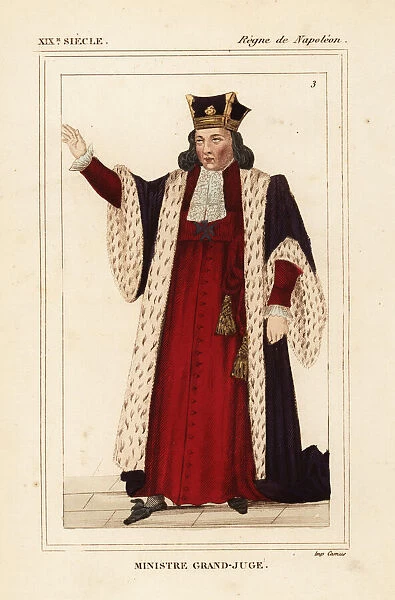 Costume of a Ministre Grand-Juge, Napoleonic era