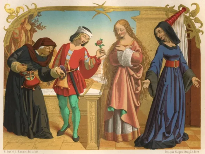 Framed Print : Costume / Mixed, C15 Franc Framed Print : Costume / Mixed, C15 Franc