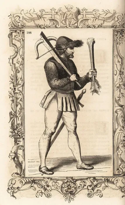 Framed Print : Costume of a Norwegian man, 16th century Framed Print : Costume of a Norwegian man, 16th century