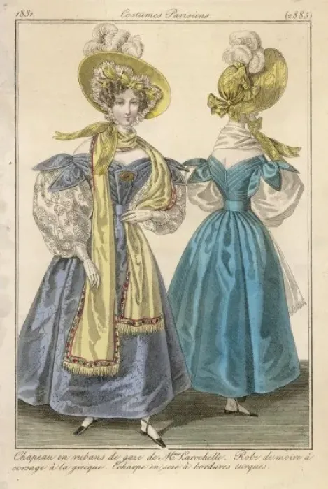 Framed Print : Costume Parisiens 2885 Framed Print : Costume Parisiens 2885