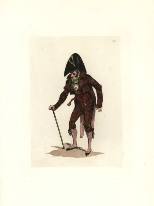 Framed Print : Costume of Ragot, supplier Framed Print : Costume of Ragot, supplier