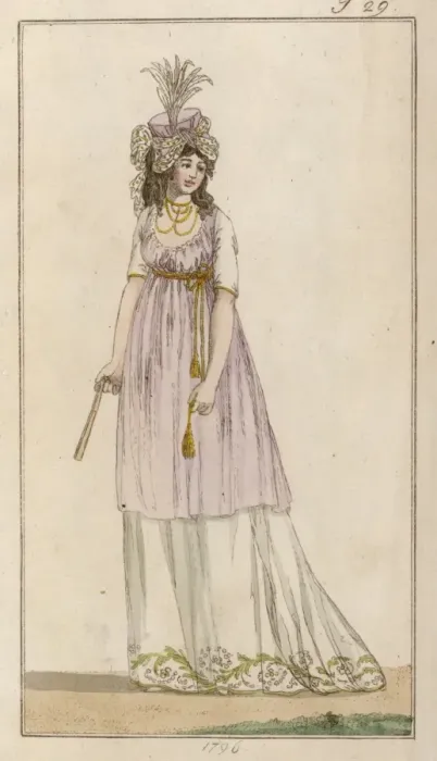 Framed Print : Costume / Woman of 1796 Framed Print : Costume / Woman of 1796