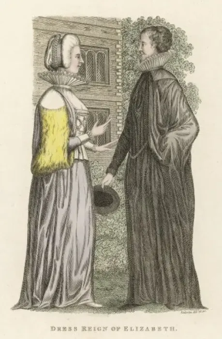 Framed Print : Costume / Women 1590 Framed Print : Costume / Women 1590