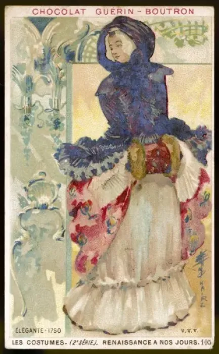Framed Print : Costume / Women / 1750 Framed Print : Costume / Women / 1750